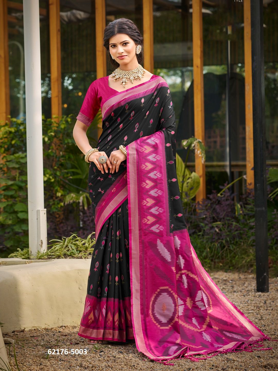 POORVIKA SILK 5 - Catalog # 62176 (Set of 8 Sarees) by Jagraasa