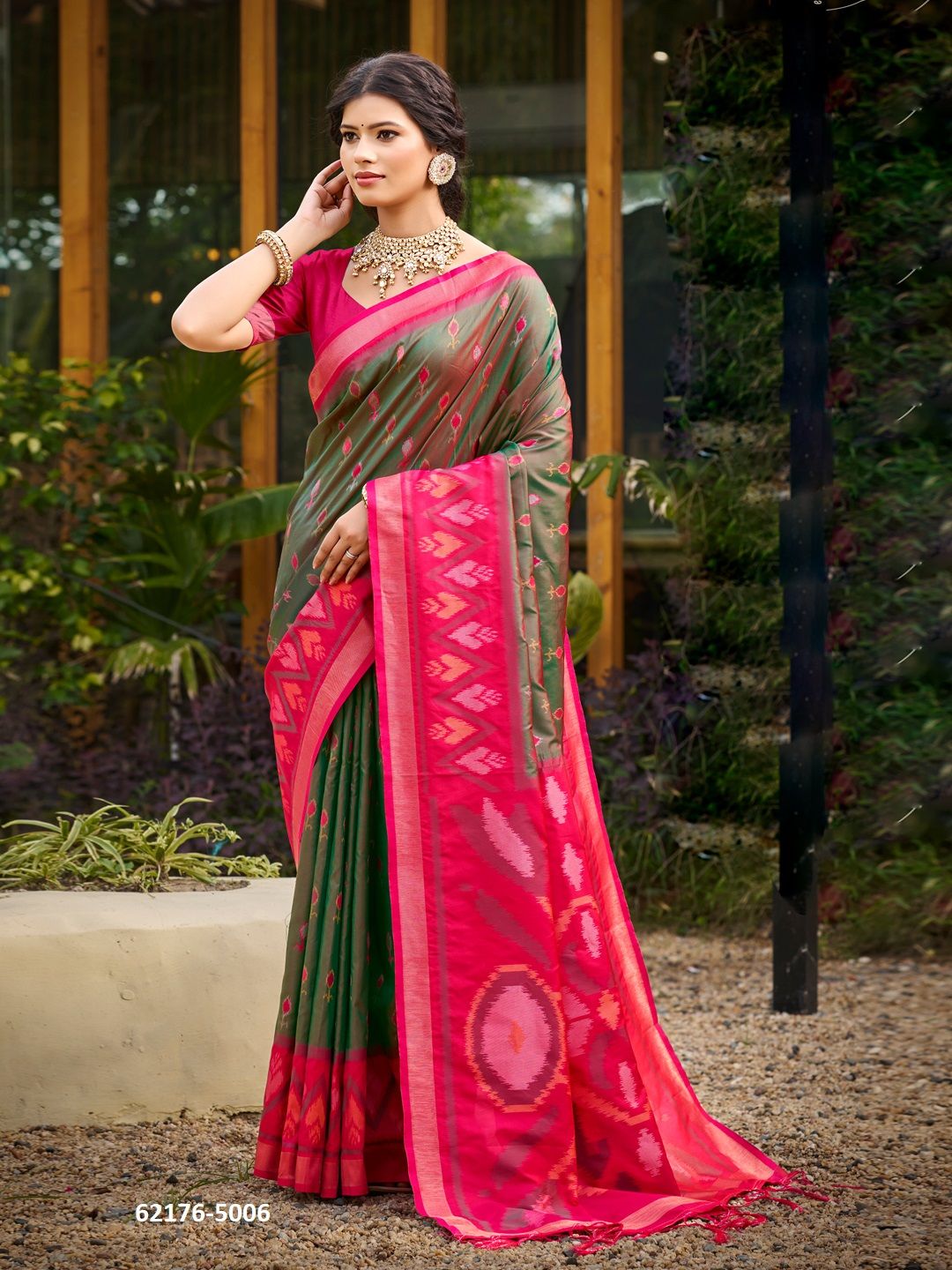 POORVIKA SILK 5 - Catalog # 62176 (Set of 8 Sarees) by Jagraasa