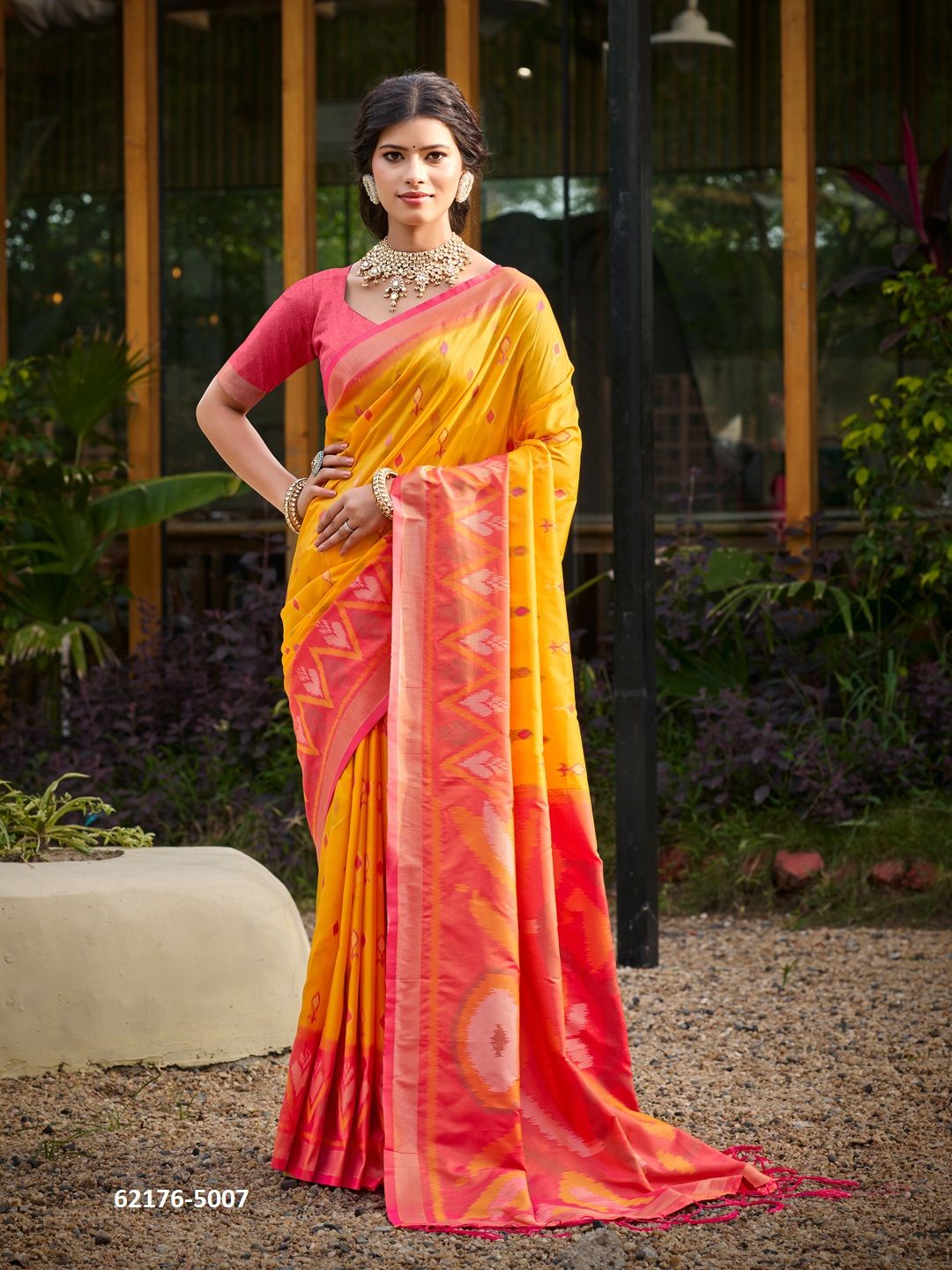 POORVIKA SILK 5 - Catalog # 62176 (Set of 8 Sarees) by Jagraasa