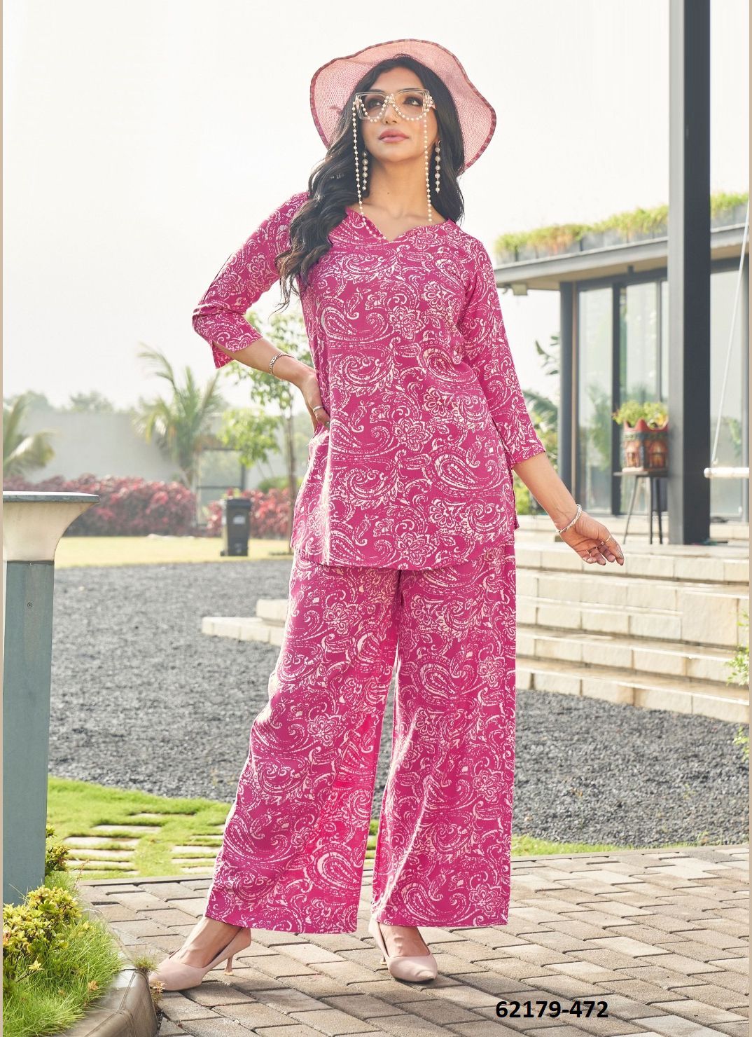 PRAKRUTI - Catalog # 62179 (Set of 4 Tops With Bottoms) by Chansi Trendz PRAKRUTI - Catalog # 62179 (Set of 4 Tops With Bottoms) by Chansi Trendz