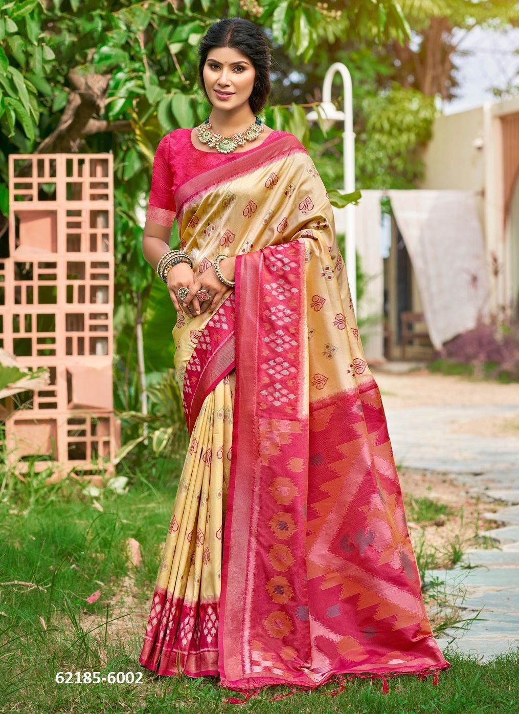 POORVIKA SILK 6 - Catalog # 62185 (Set of 8 Sarees) by Serengeti