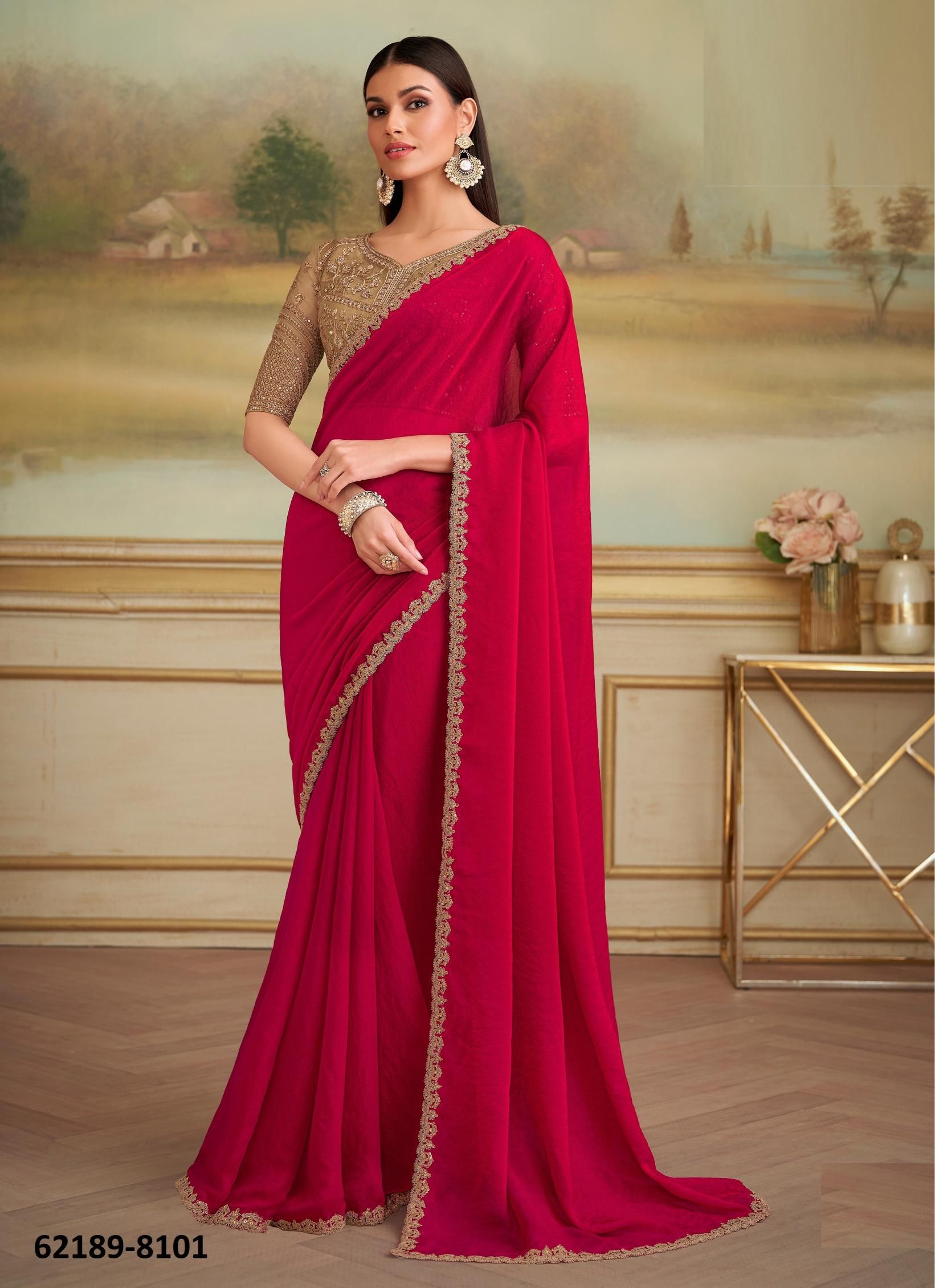 SALSA STYLE 5 - Catalog # 62189 (Set of 16 Sarees) by The Fashion Hub SALSA STYLE 5 - Catalog # 62189 (Set of 16 Sarees) by The Fashion Hub