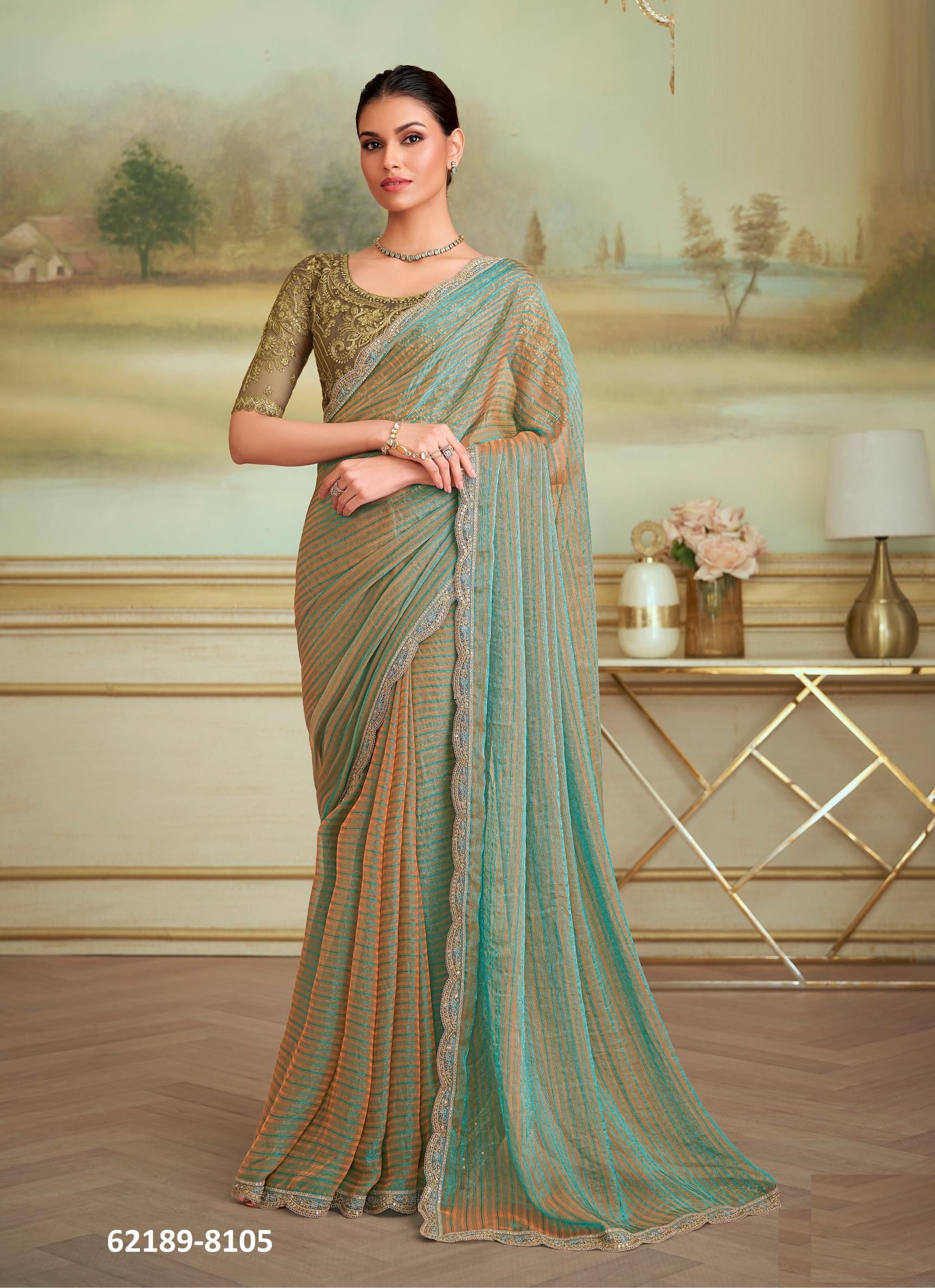 SALSA STYLE 5 - Catalog # 62189 (Set of 16 Sarees) by The Fashion Hub SALSA STYLE 5 - Catalog # 62189 (Set of 16 Sarees) by The Fashion Hub