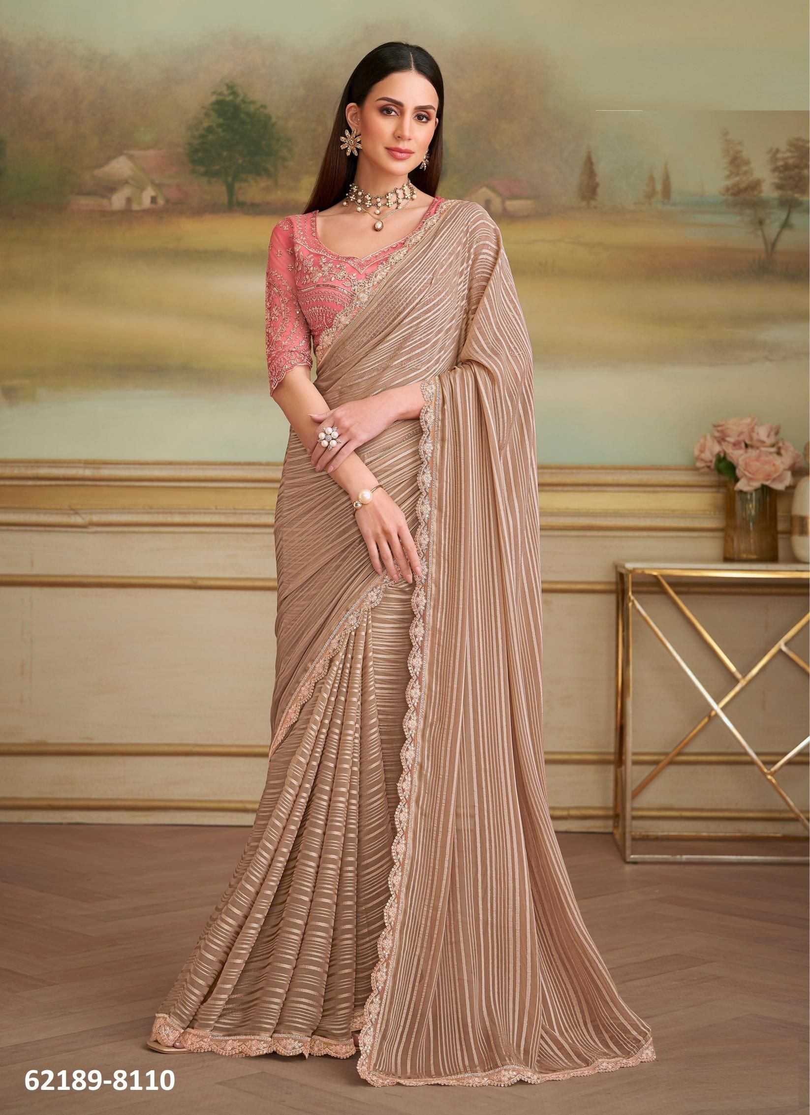 SALSA STYLE 5 - Catalog # 62189 (Set of 16 Sarees) by The Fashion Hub SALSA STYLE 5 - Catalog # 62189 (Set of 16 Sarees) by The Fashion Hub