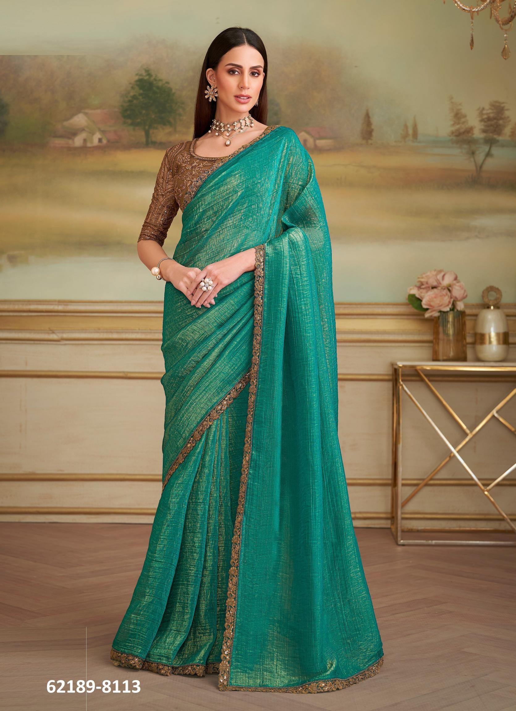 SALSA STYLE 5 - Catalog # 62189 (Set of 16 Sarees) by The Fashion Hub SALSA STYLE 5 - Catalog # 62189 (Set of 16 Sarees) by The Fashion Hub