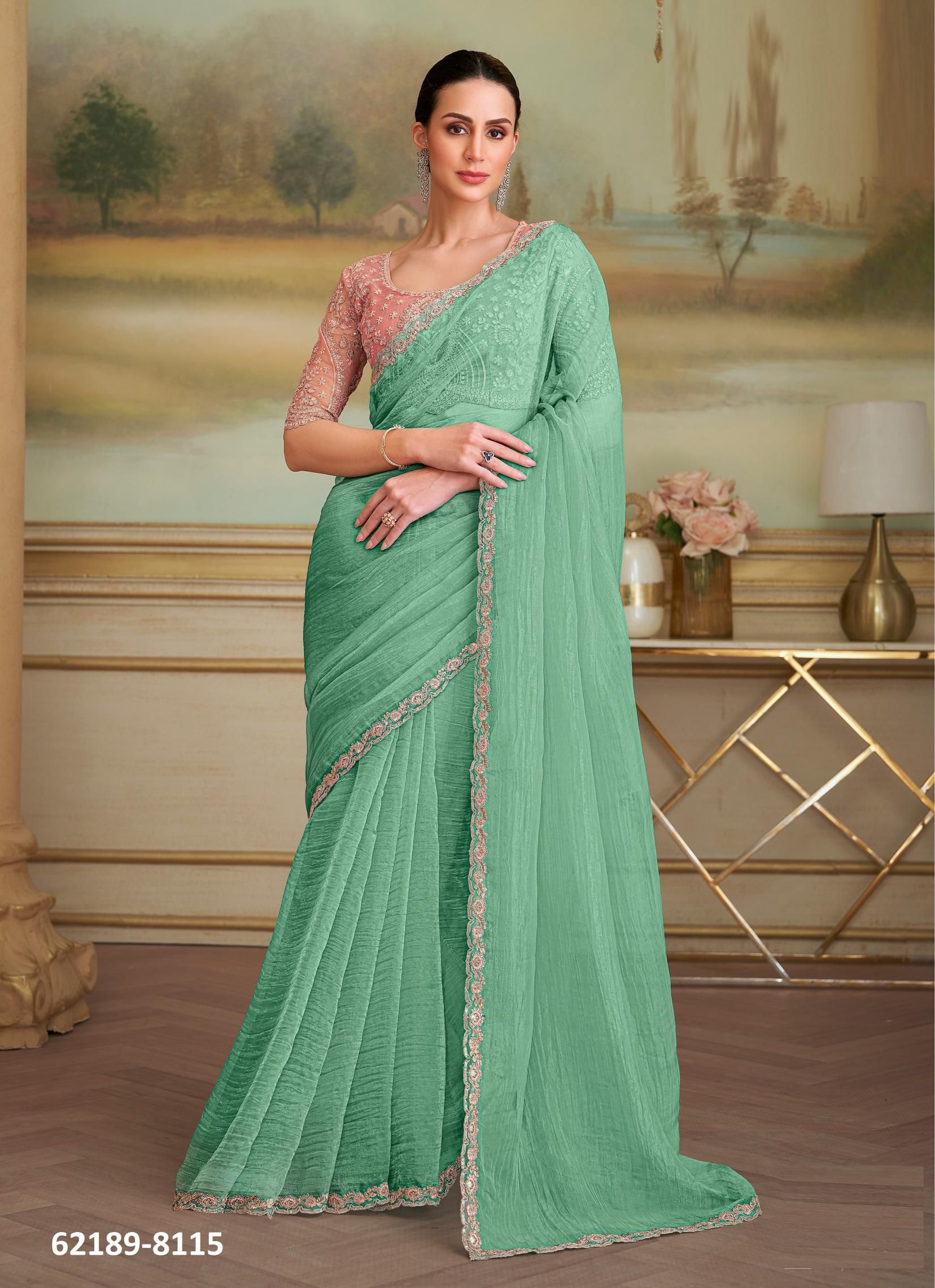 SALSA STYLE 5 - Catalog # 62189 (Set of 16 Sarees) by The Fashion Hub SALSA STYLE 5 - Catalog # 62189 (Set of 16 Sarees) by The Fashion Hub