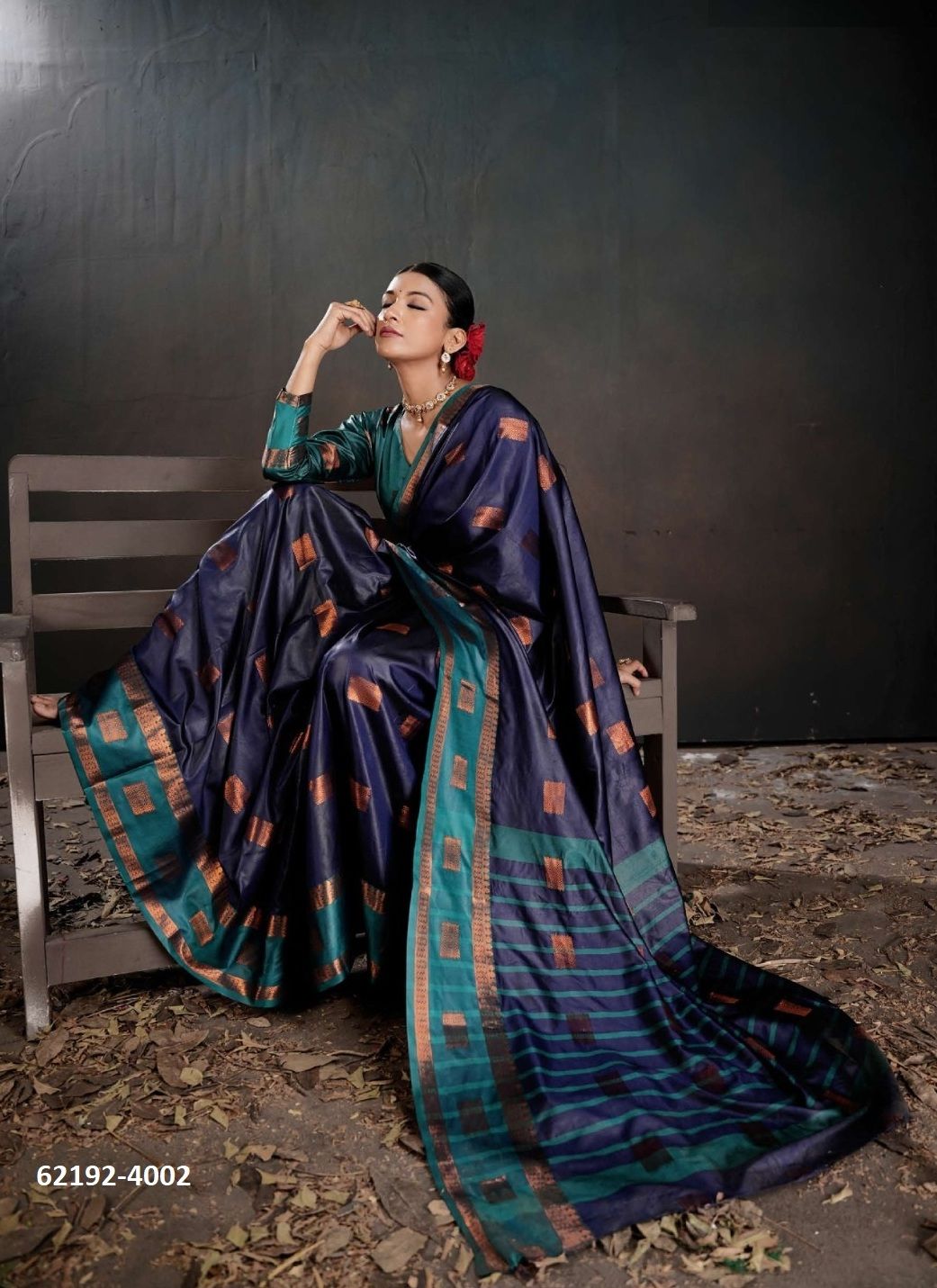 NARAYANI 4 - Catalog # 62192 (Set of 6 Sarees) by 3-Of Sarees