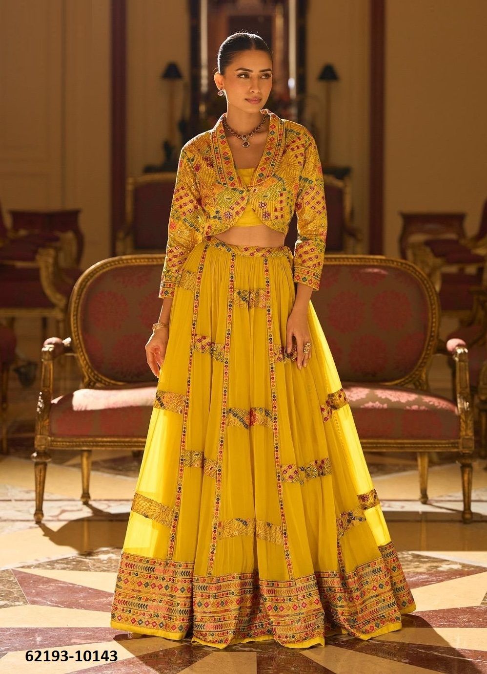 KAMINI - Catalog # 62193 (Set of 2 Readymade Lehengas) by Sayuri Designer KAMINI - Catalog # 62193 (Set of 2 Readymade Lehengas) by Sayuri Designer