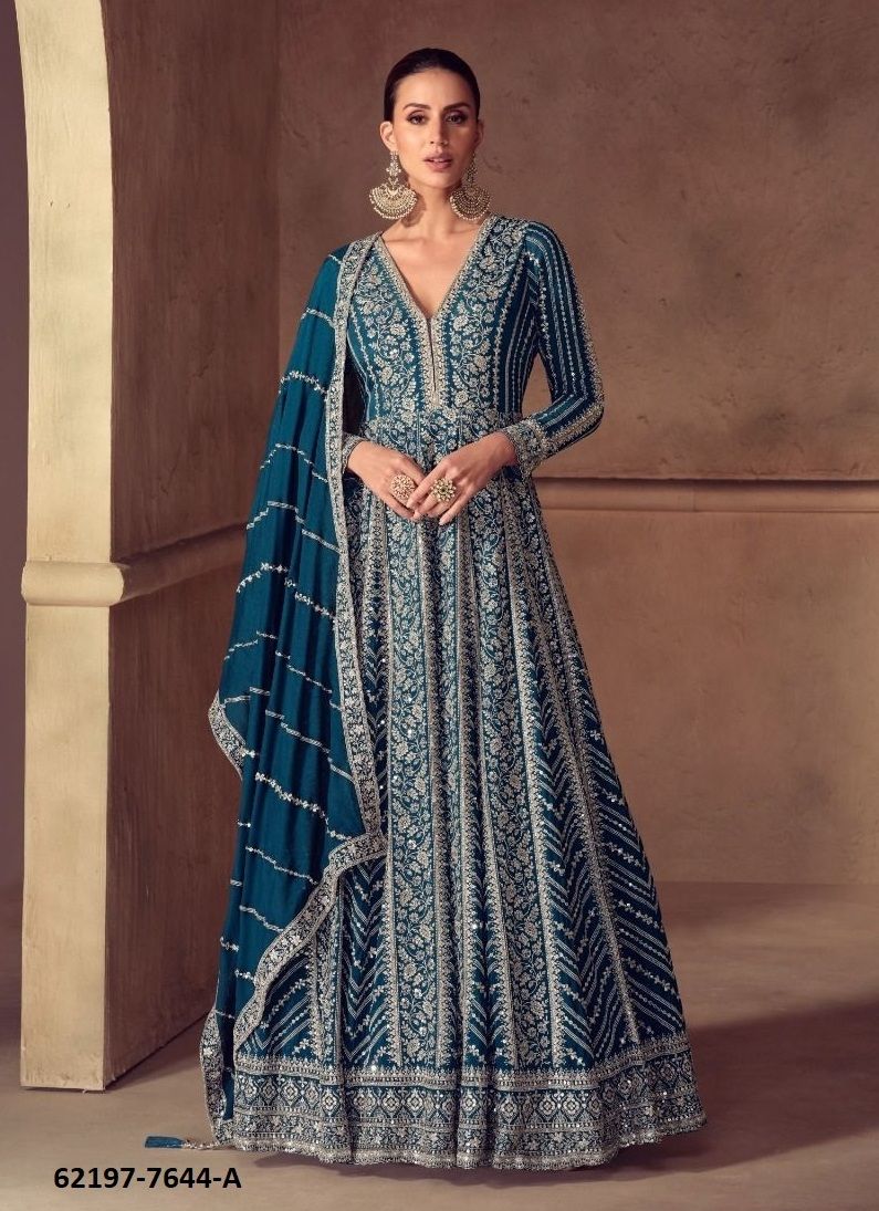 RIAY - Catalog # 62197 (Set of 3 Readymade Gowns) by Gulkayra Designer