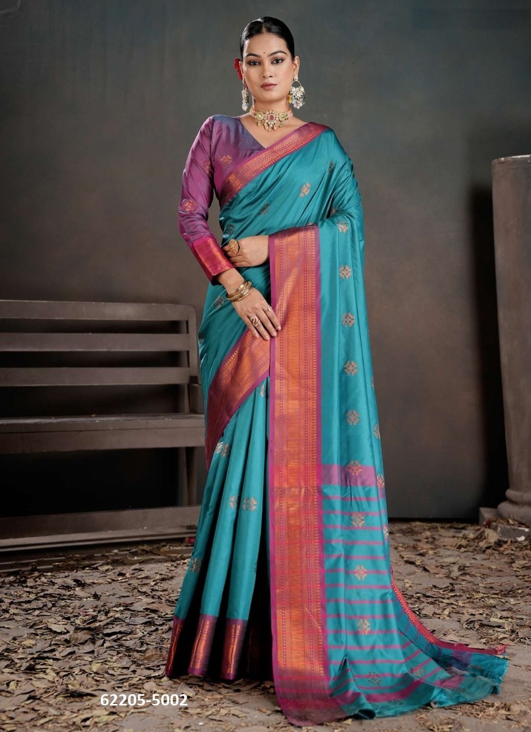 NARAYANI 5 - Catalog # 62205 (Set of 6 Sarees) by 3-Of Sarees