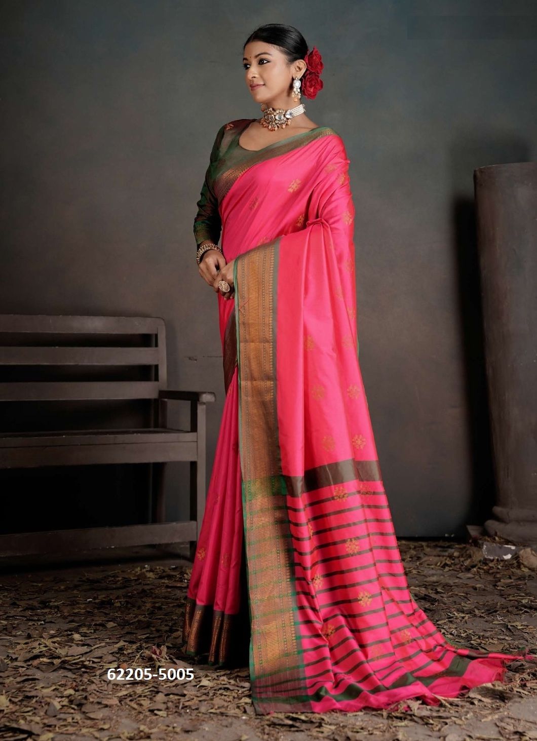 NARAYANI 5 - Catalog # 62205 (Set of 6 Sarees) by 3-Of Sarees