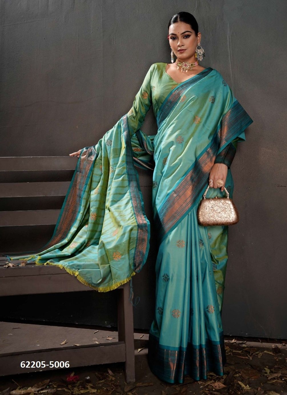 NARAYANI 5 - Catalog # 62205 (Set of 6 Sarees) by 3-Of Sarees