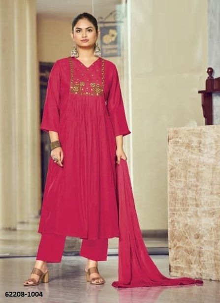GULMOHAR - Catalog # 62208 (Set of 6 Readymade Salwar Suits) by Ossm GULMOHAR - Catalog # 62208 (Set of 6 Readymade Salwar Suits) by Ossm
