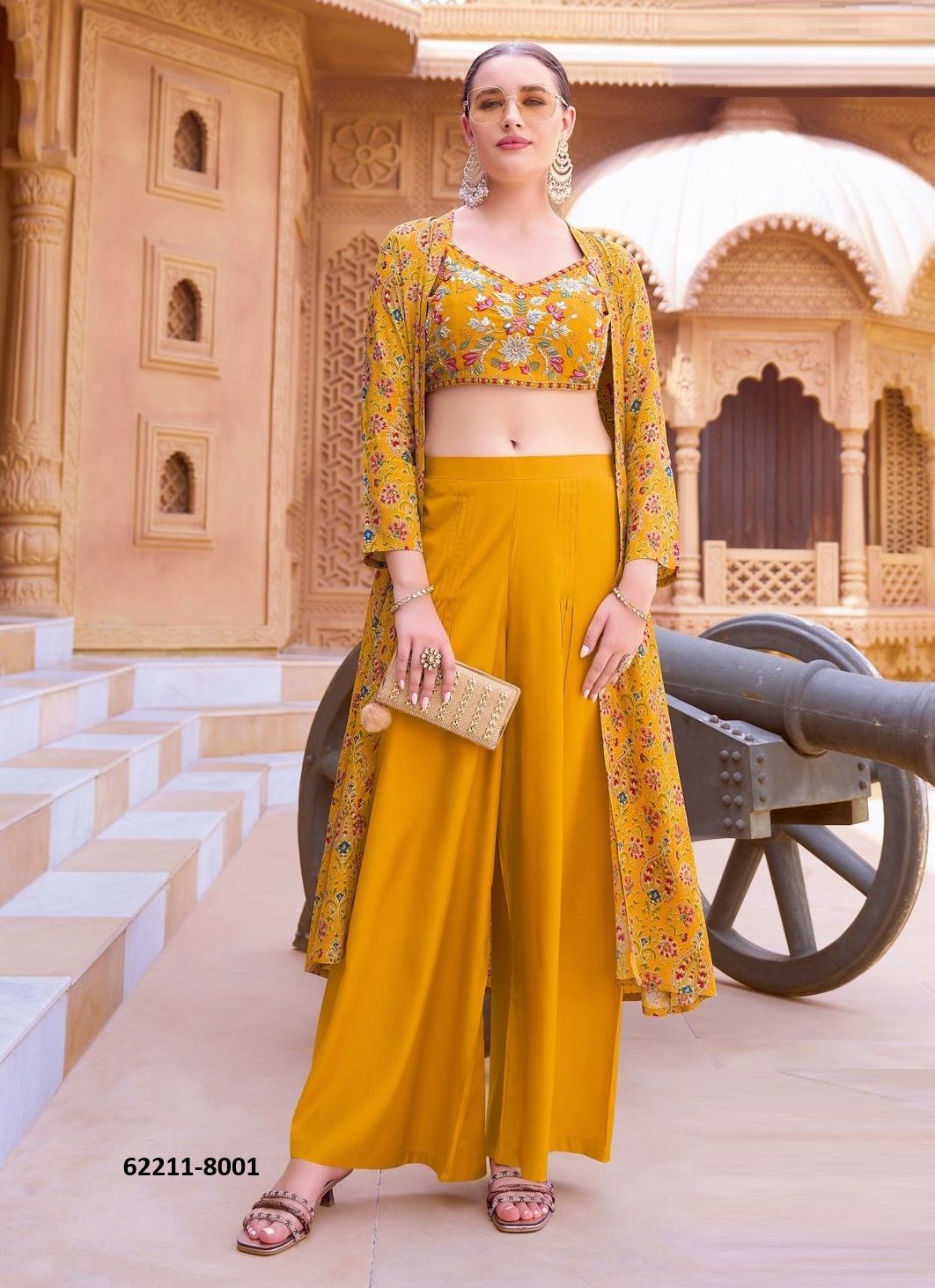 ZUBEDA - Catalog # 62211 (Set of 4 Indo-Western Outfits) by Mittoo ZUBEDA - Catalog # 62211 (Set of 4 Indo-Western Outfits) by Mittoo