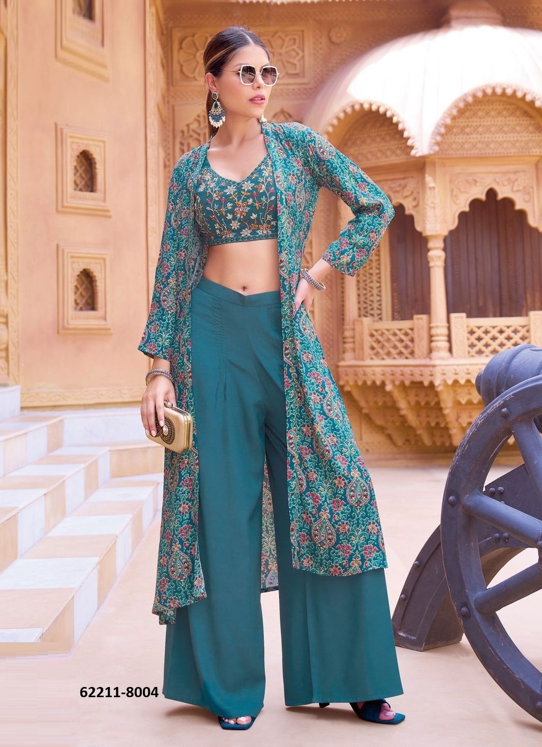 ZUBEDA - Catalog # 62211 (Set of 4 Indo-Western Outfits) by Mittoo ZUBEDA - Catalog # 62211 (Set of 4 Indo-Western Outfits) by Mittoo