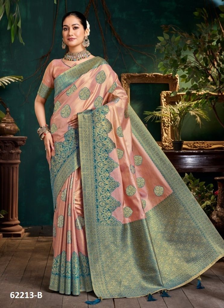 DEVANSHI - Catalog # 62213 (Set of 6 Sarees) by Sumitra Sarees