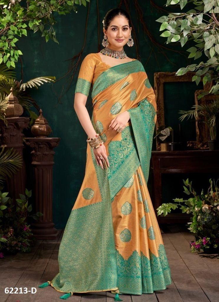 DEVANSHI - Catalog # 62213 (Set of 6 Sarees) by Sumitra Sarees