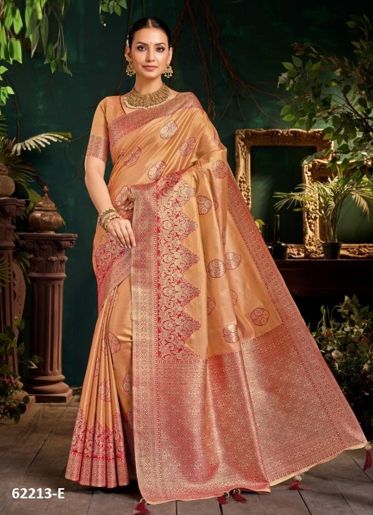 DEVANSHI - Catalog # 62213 (Set of 6 Sarees) by Sumitra Sarees