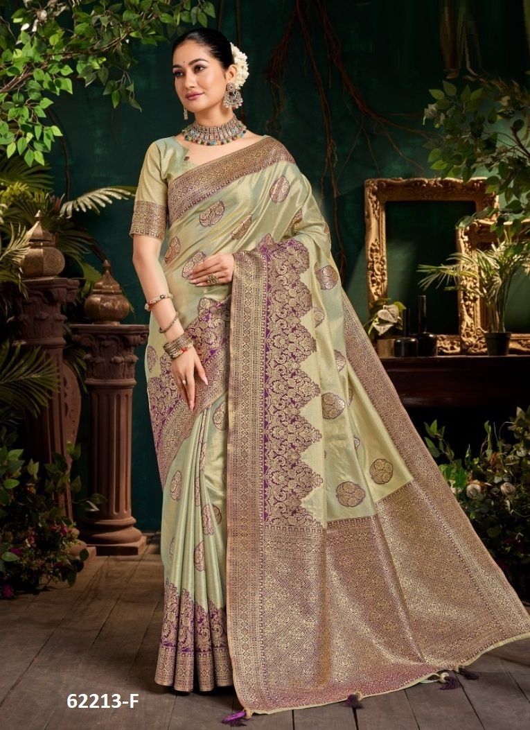 DEVANSHI - Catalog # 62213 (Set of 6 Sarees) by Sumitra Sarees