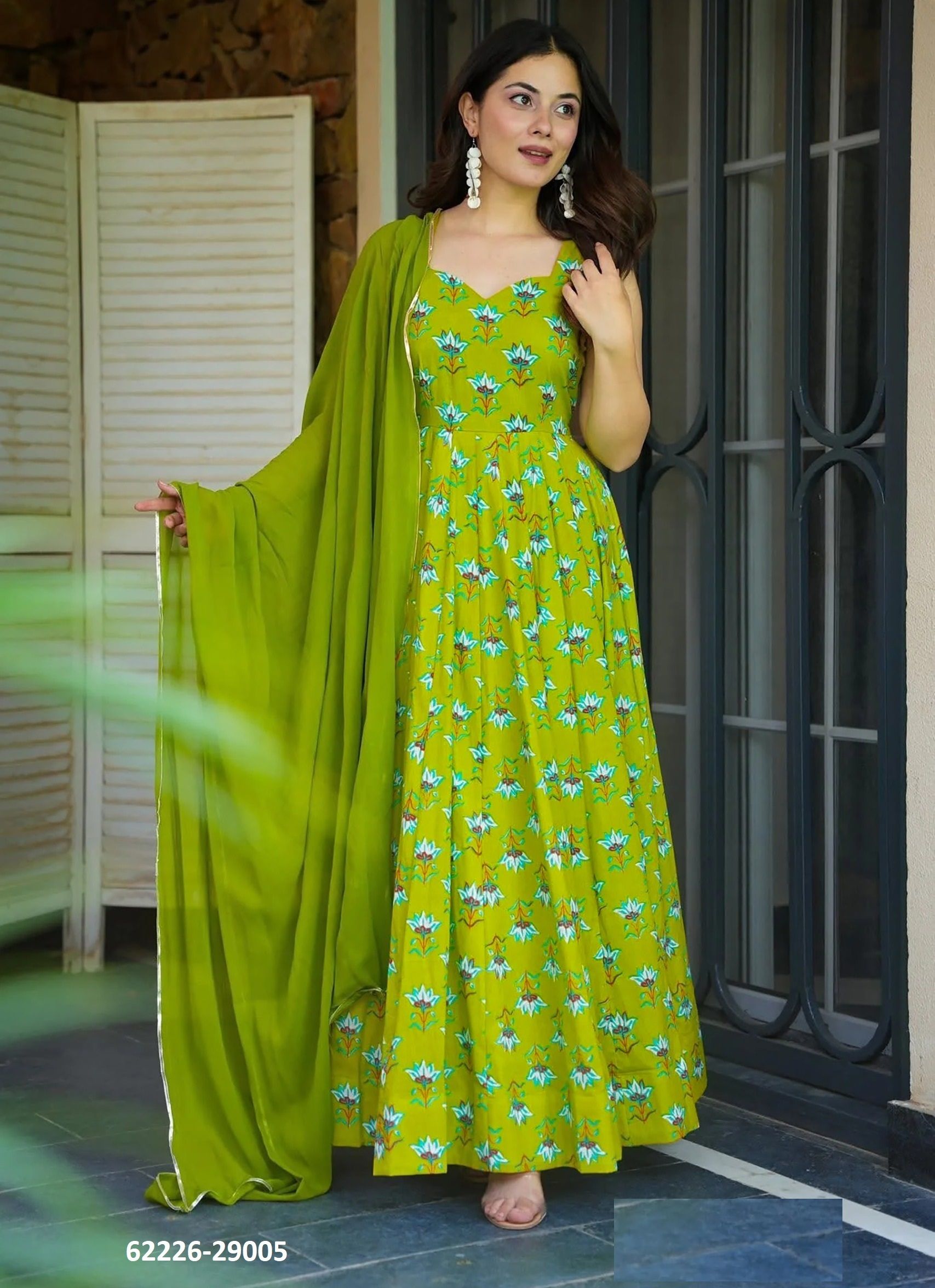 LUCAYA 29 - Catalog # 62226 (Set of 5 Readymade Gowns) by Desi Muse LUCAYA 29 - Catalog # 62226 (Set of 5 Readymade Gowns) by Desi Muse