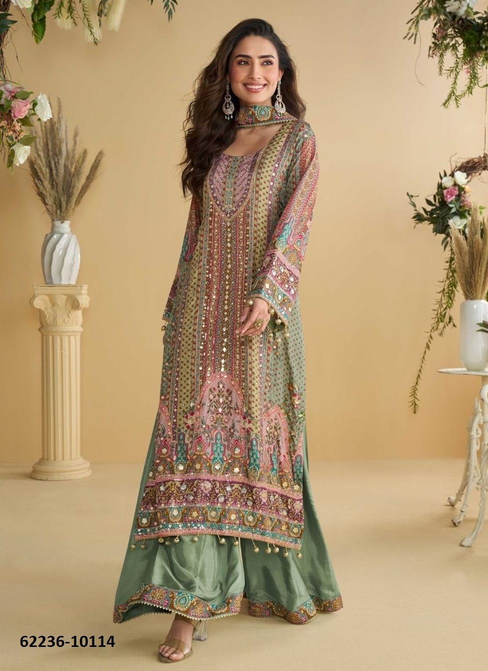 ANIKA - Catalog # 62236 (Set of 4 Readymade Salwar Suits) by Sayuri Designer