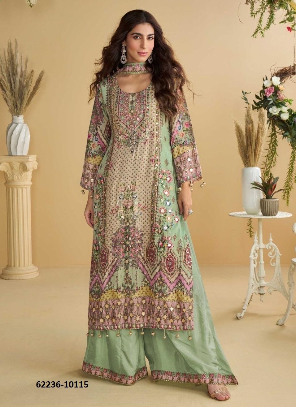 ANIKA - Catalog # 62236 (Set of 4 Readymade Salwar Suits) by Sayuri Designer