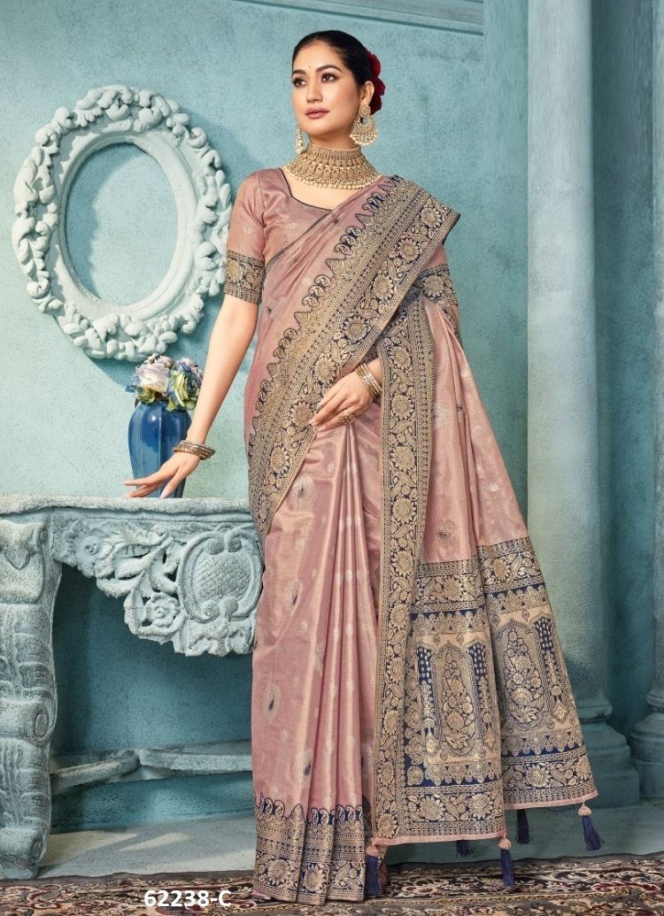 SAVYA - Catalog # 62238 (Set of 6 Sarees) by Sumitra Sarees