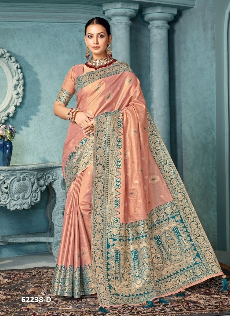 SAVYA - Catalog # 62238 (Set of 6 Sarees) by Sumitra Sarees