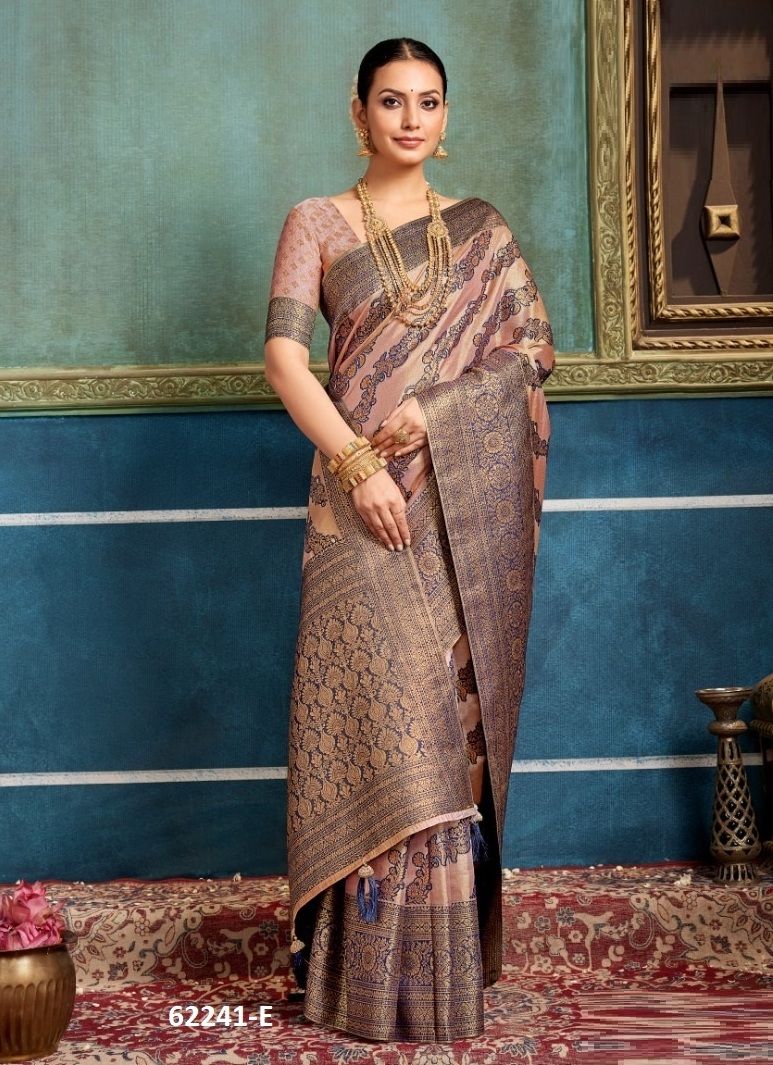 TANISHA - Catalog # 62241 (Set of 6 Sarees) by Sumitra Sarees