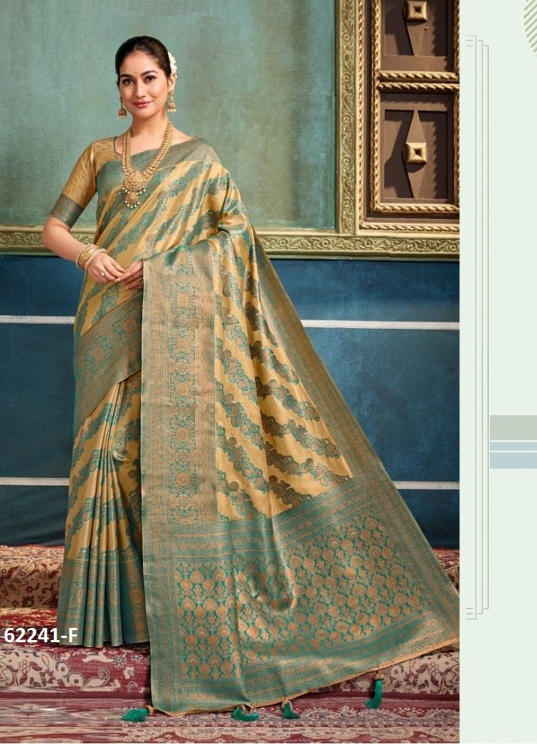 TANISHA - Catalog # 62241 (Set of 6 Sarees) by Sumitra Sarees