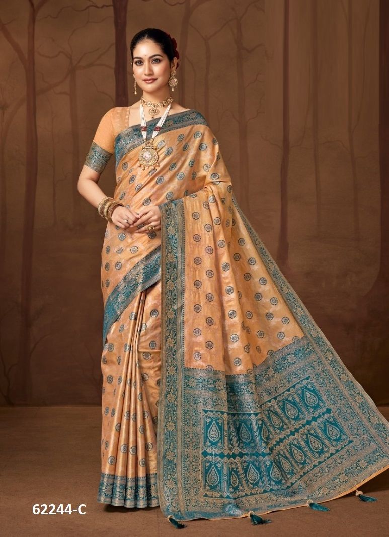 BINDIYA - Catalog # 62244 (Set of 6 Sarees) by Sumitra Sarees