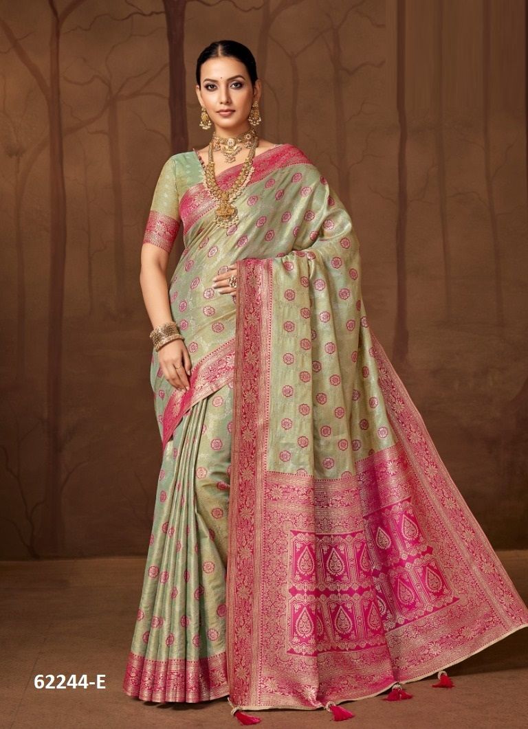 BINDIYA - Catalog # 62244 (Set of 6 Sarees) by Sumitra Sarees