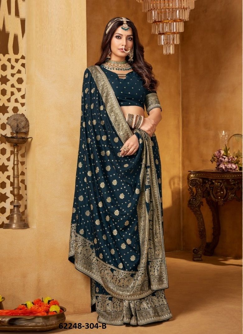 SAANJH - Catalog # 62248 (Set of 5 Sarees) by Sumitra Sarees SAANJH - Catalog # 62248 (Set of 5 Sarees) by Sumitra Sarees