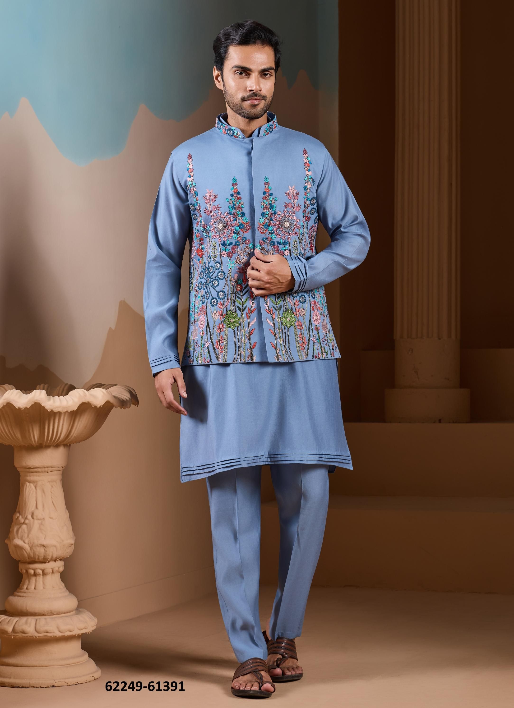 VIVAH VIBE - Catalog # 62249 (Set of 6 Men's Ethnic Wear) by Meheriya VIVAH VIBE - Catalog # 62249 (Set of 6 Men's Ethnic Wear) by Meheriya