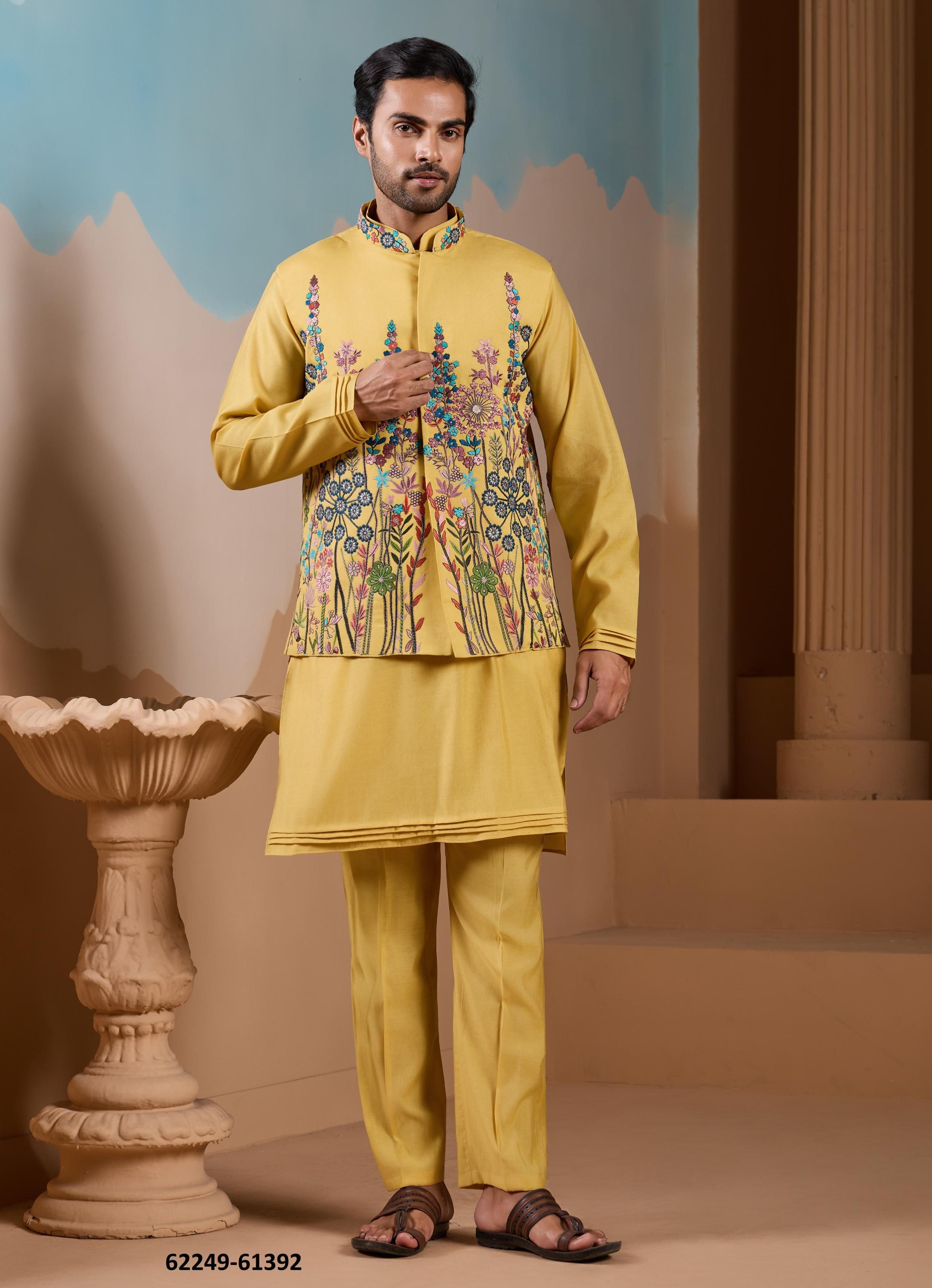 VIVAH VIBE - Catalog # 62249 (Set of 6 Men's Ethnic Wear) by Meheriya VIVAH VIBE - Catalog # 62249 (Set of 6 Men's Ethnic Wear) by Meheriya
