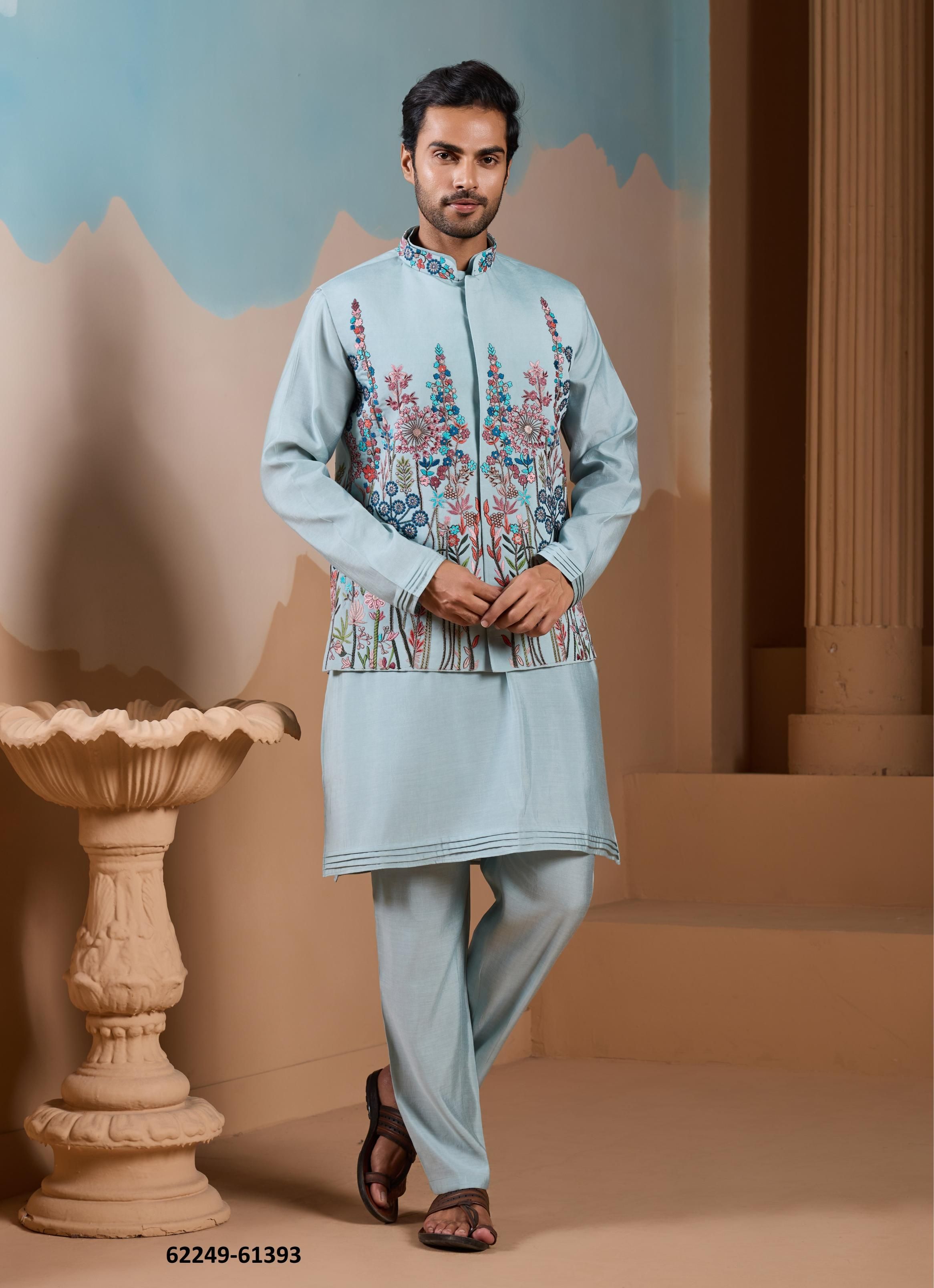 VIVAH VIBE - Catalog # 62249 (Set of 6 Men's Ethnic Wear) by Meheriya VIVAH VIBE - Catalog # 62249 (Set of 6 Men's Ethnic Wear) by Meheriya
