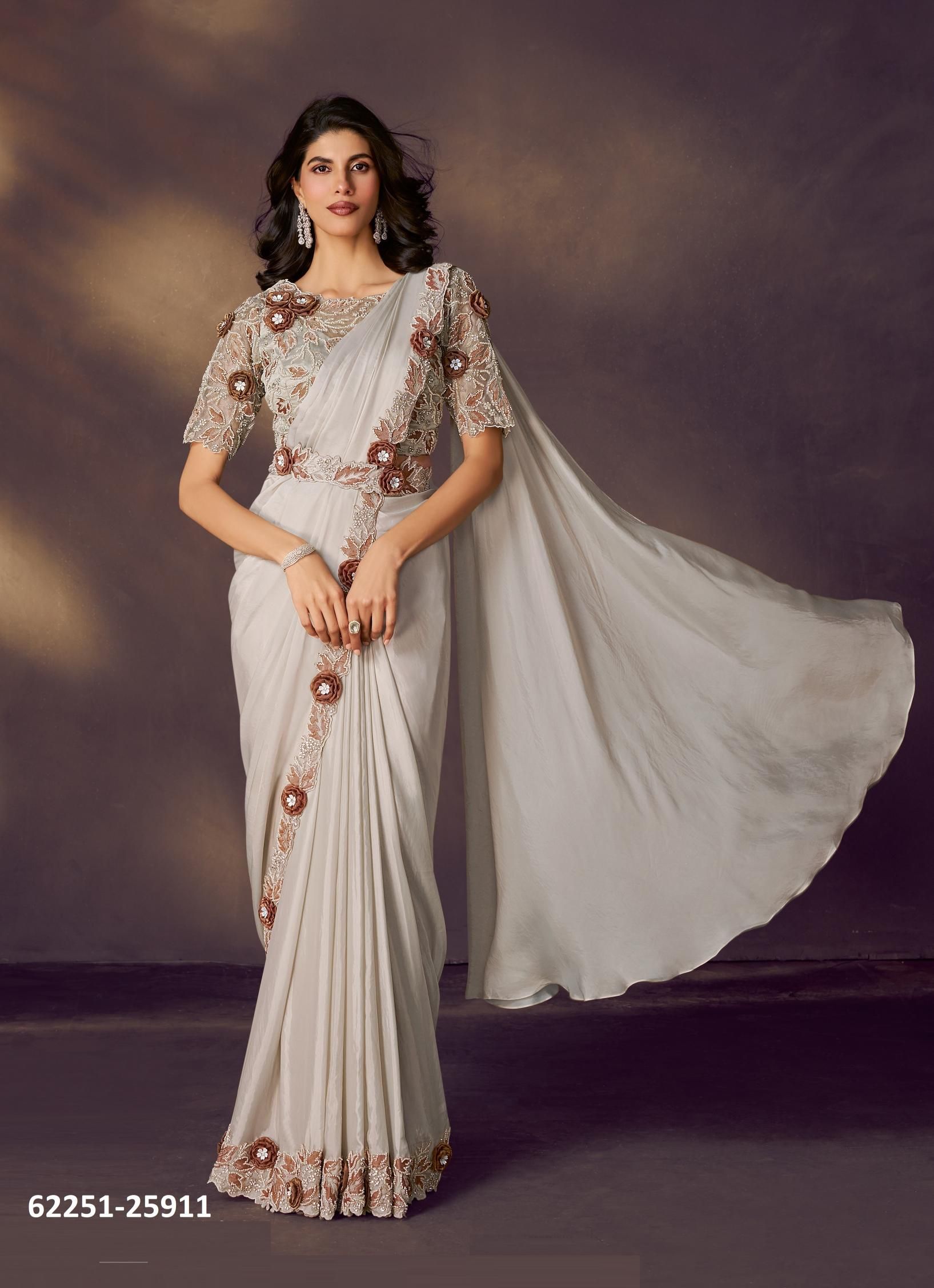 CELESTE - Catalog # 62251 (Set of 16 Sarees) by Mahotsav CELESTE - Catalog # 62251 (Set of 16 Sarees) by Mahotsav