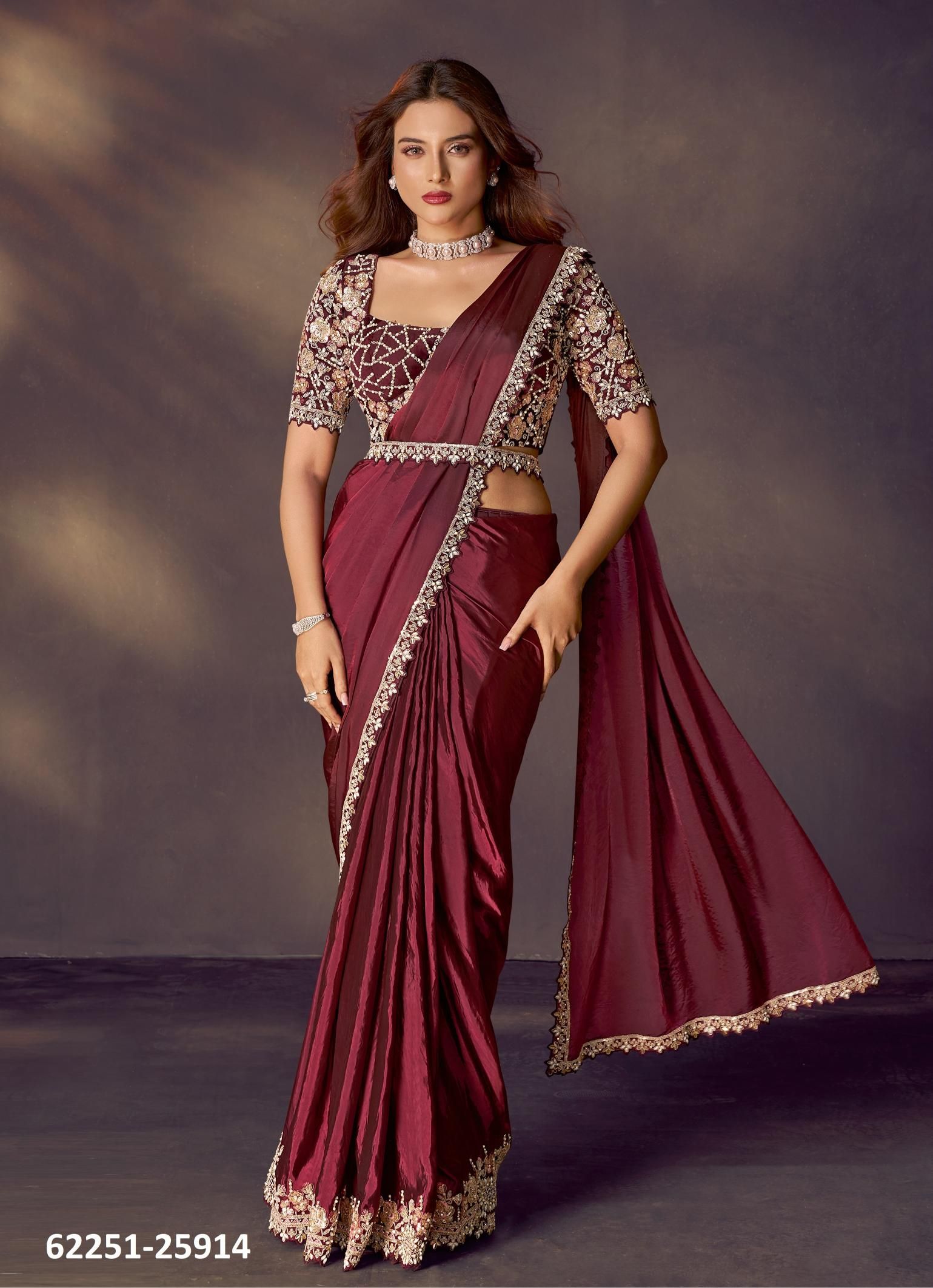 CELESTE - Catalog # 62251 (Set of 16 Sarees) by Mahotsav CELESTE - Catalog # 62251 (Set of 16 Sarees) by Mahotsav
