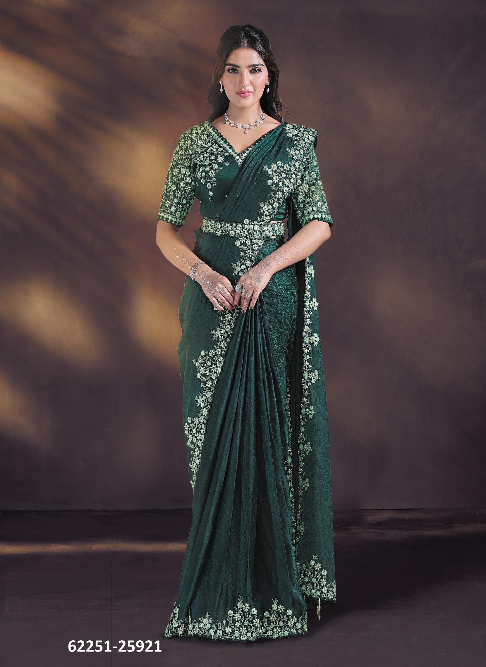 CELESTE - Catalog # 62251 (Set of 16 Sarees) by Mahotsav CELESTE - Catalog # 62251 (Set of 16 Sarees) by Mahotsav