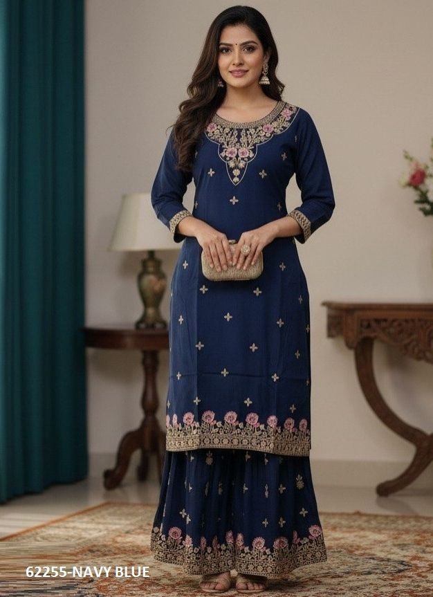 CO-ORD SETS 421 - Catalog # 62255 (Set of 4 Tops With Bottoms) by Aabharan
