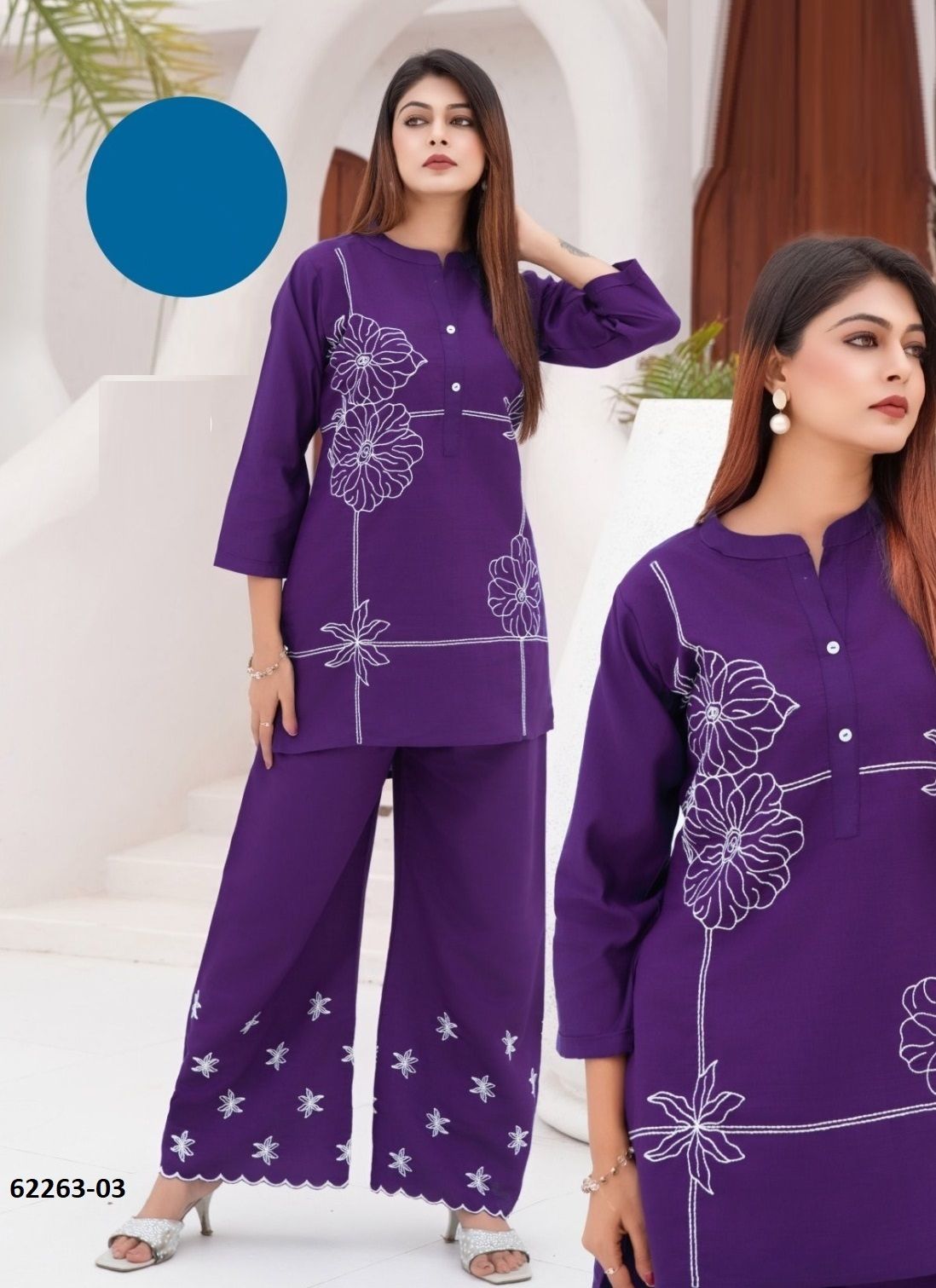 JIVIKA - Catalog # 62263 (Set of 6 Tops With Bottoms) by Kaya Ahmedabad JIVIKA - Catalog # 62263 (Set of 6 Tops With Bottoms) by Kaya Ahmedabad