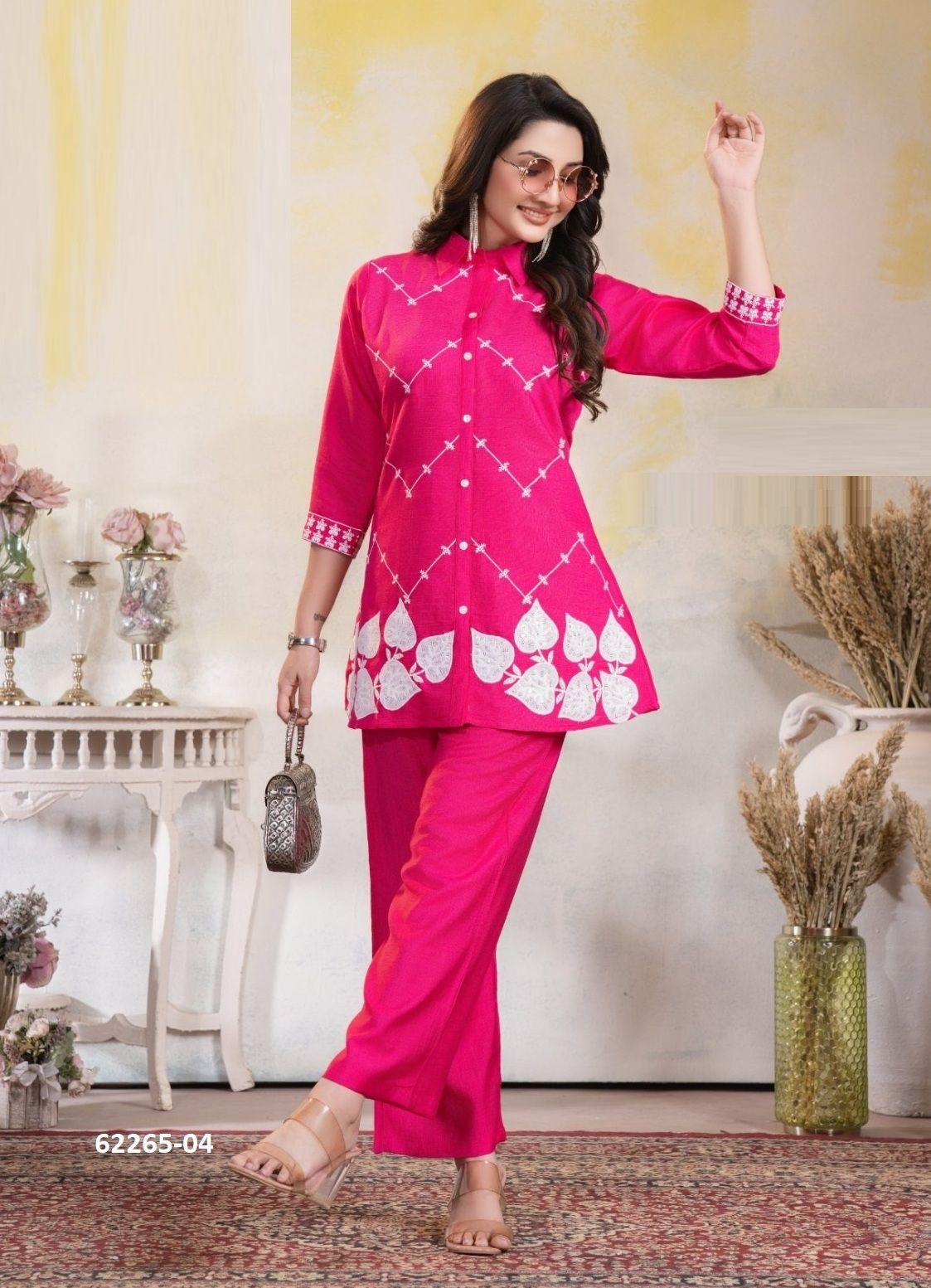 KVISHA - Catalog # 62265 (Set of 6 Tops With Bottoms) by Kaya Ahmedabad