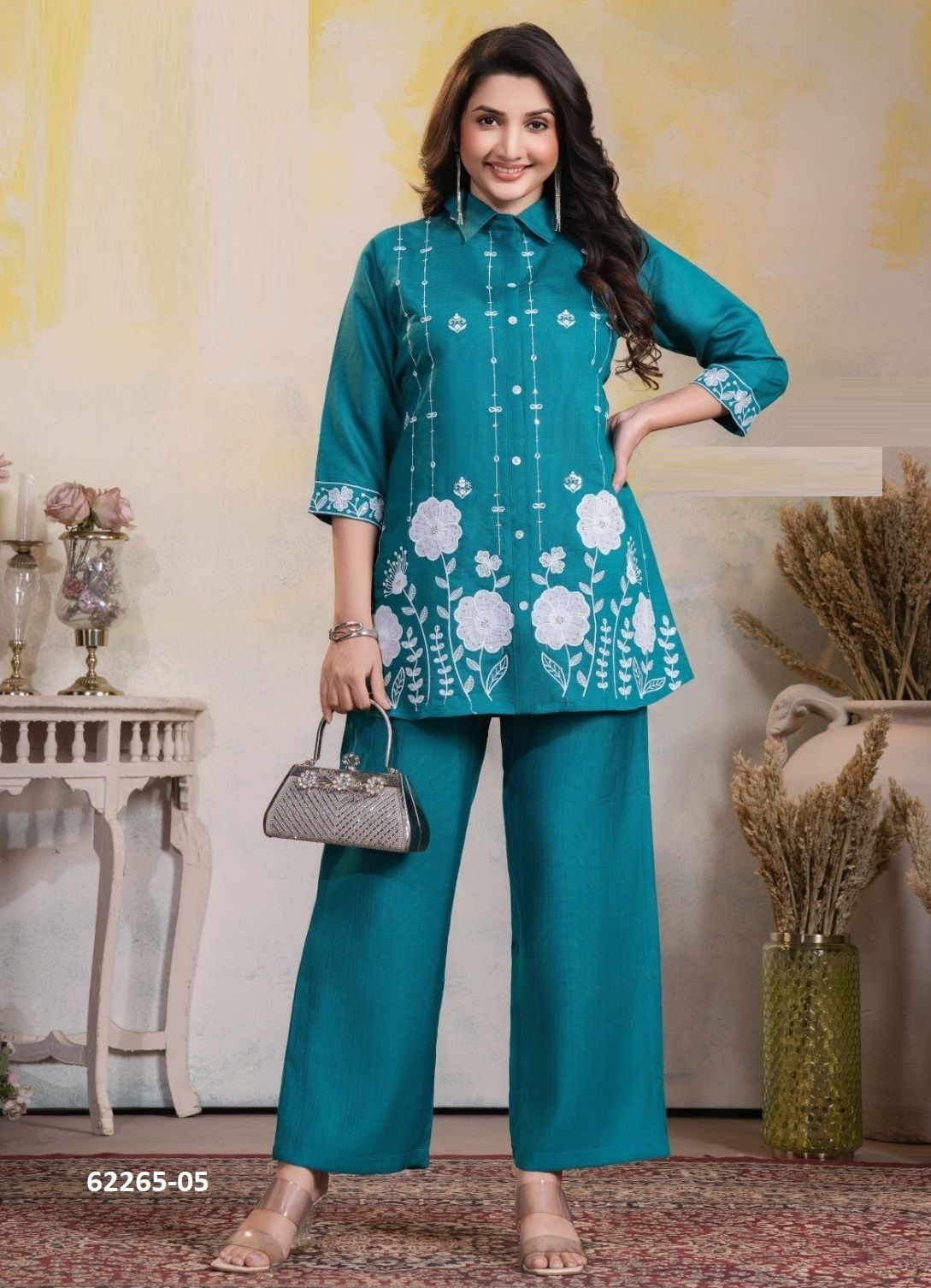 KVISHA - Catalog # 62265 (Set of 6 Tops With Bottoms) by Kaya Ahmedabad