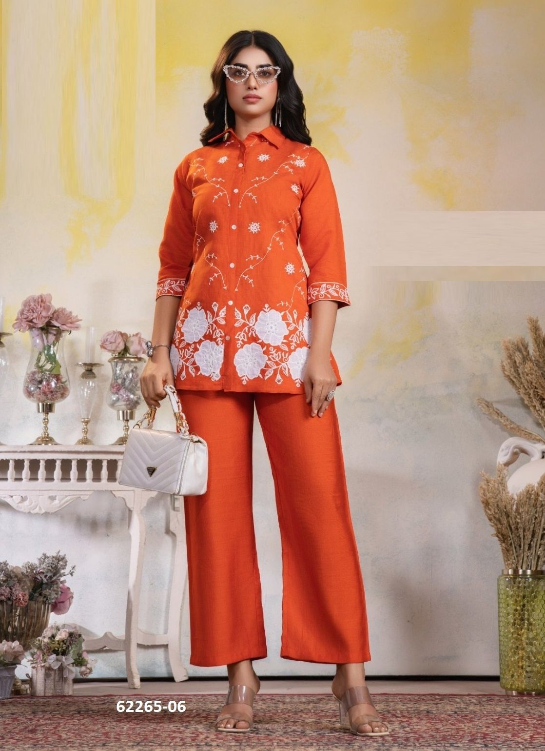 KVISHA - Catalog # 62265 (Set of 6 Tops With Bottoms) by Kaya Ahmedabad