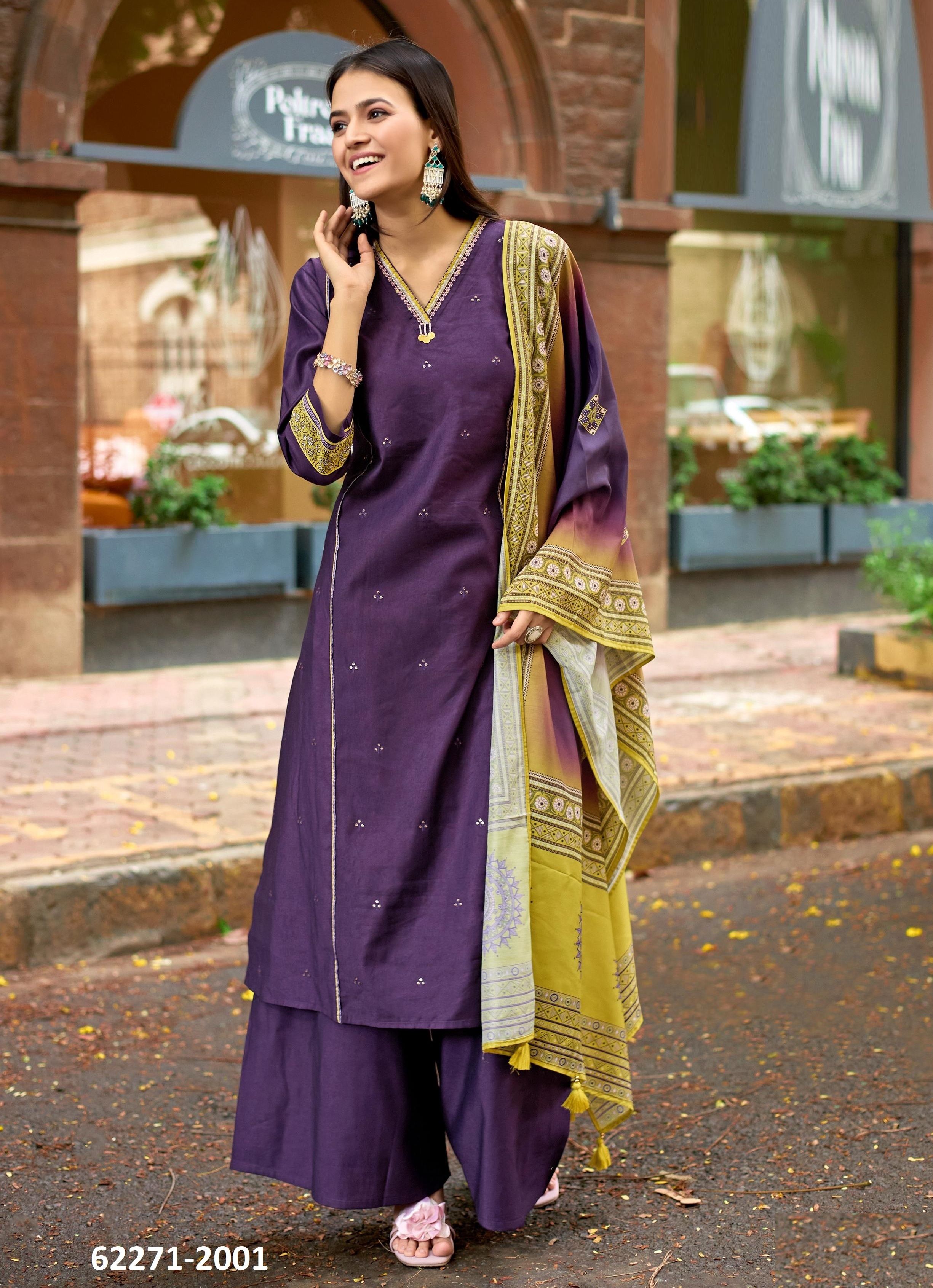 CHITRANGANA - Catalog # 62271 (Set of 6 Readymade Salwar Suits) by Wooglee Fashions CHITRANGANA - Catalog # 62271 (Set of 6 Readymade Salwar Suits) by Wooglee Fashions