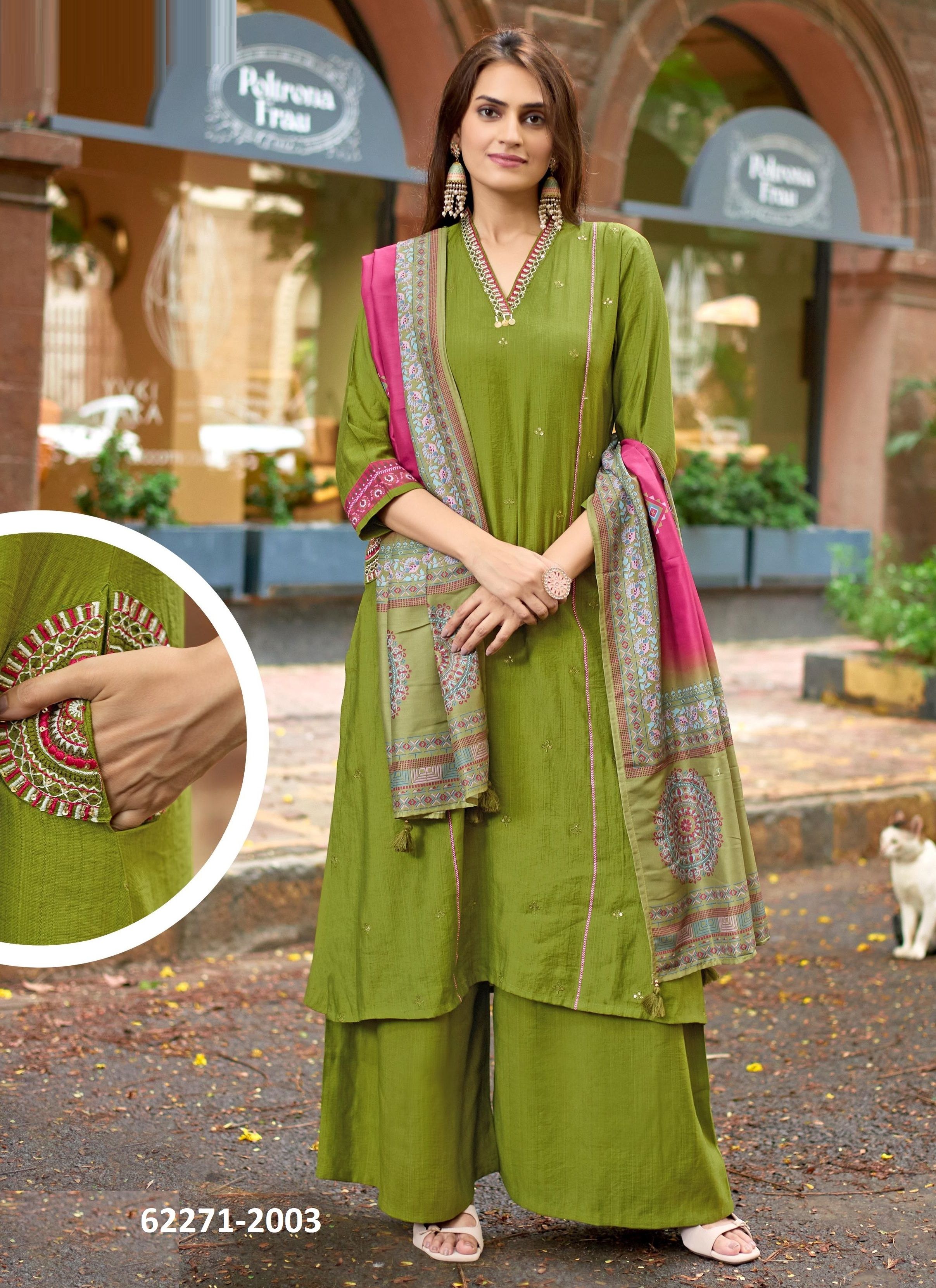 CHITRANGANA - Catalog # 62271 (Set of 6 Readymade Salwar Suits) by Wooglee Fashions CHITRANGANA - Catalog # 62271 (Set of 6 Readymade Salwar Suits) by Wooglee Fashions