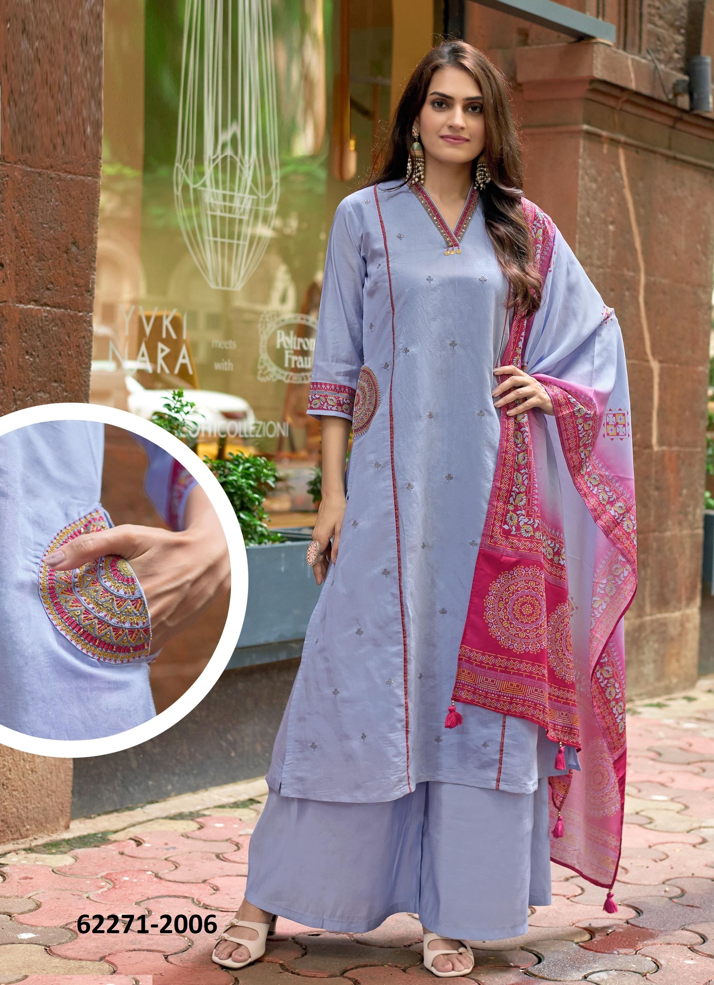 CHITRANGANA - Catalog # 62271 (Set of 6 Readymade Salwar Suits) by Wooglee Fashions CHITRANGANA - Catalog # 62271 (Set of 6 Readymade Salwar Suits) by Wooglee Fashions