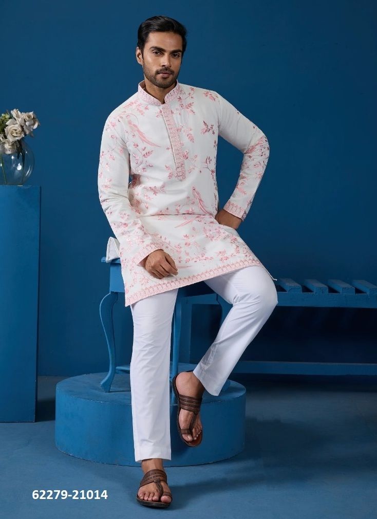 CULTURE COUTURE - Catalog # 62279 (Set of 4 Men's Ethnic Wear) by Meheriya