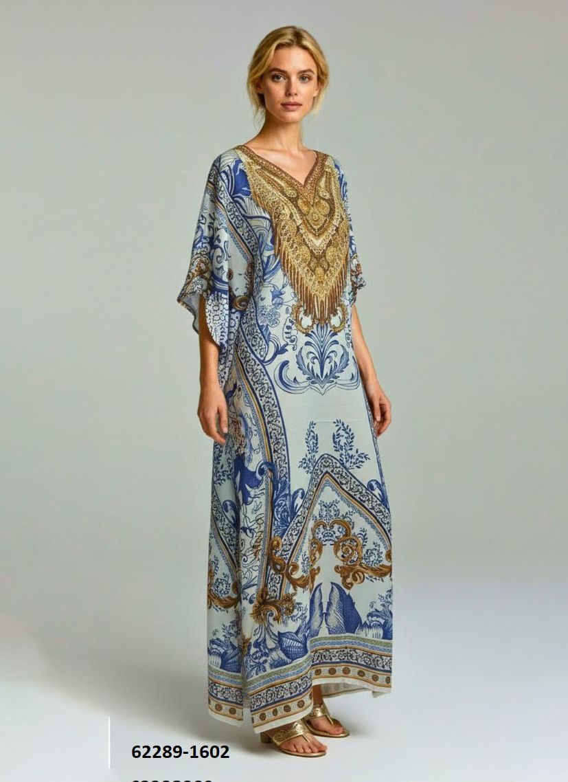KAFTAN-E-NAZAKAT 16 - Catalog # 62289 (Set of 8 Kaftans / Ponchos) by Jagraasa KAFTAN-E-NAZAKAT 16 - Catalog # 62289 (Set of 8 Kaftans / Ponchos) by Jagraasa
