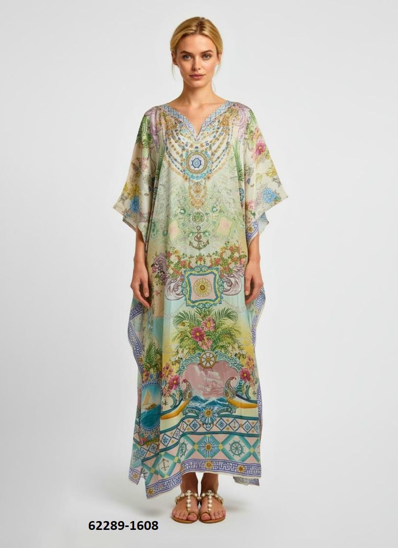 KAFTAN-E-NAZAKAT 16 - Catalog # 62289 (Set of 8 Kaftans / Ponchos) by Jagraasa KAFTAN-E-NAZAKAT 16 - Catalog # 62289 (Set of 8 Kaftans / Ponchos) by Jagraasa